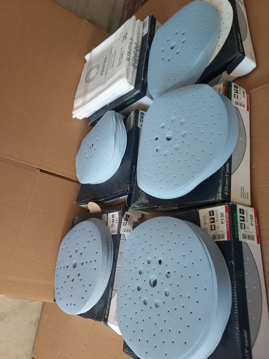 Discuri abrazive Festool 2×P180, P80, P150,P60 3 saci Festool CT 36