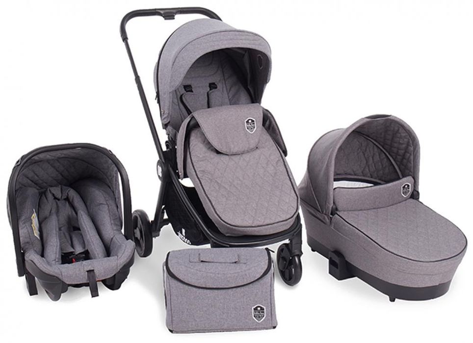 Cărucior 3 in 1 Vicenza Luxury Grey
