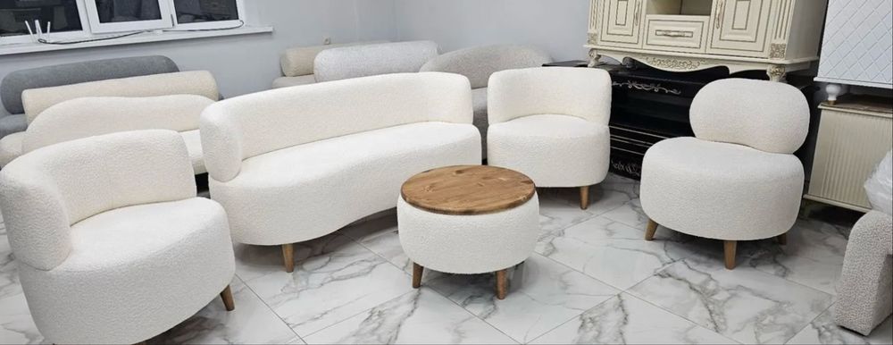 Диваны кресла пуфики и столы на ЗАКАЗ