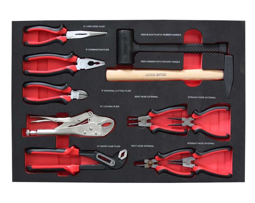 Количка за инструменти оборудвана с 203 инструмента Професионална