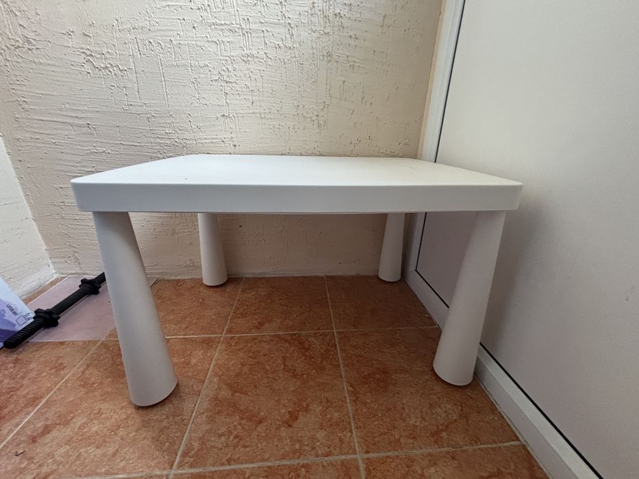 Стол белый детский от икея