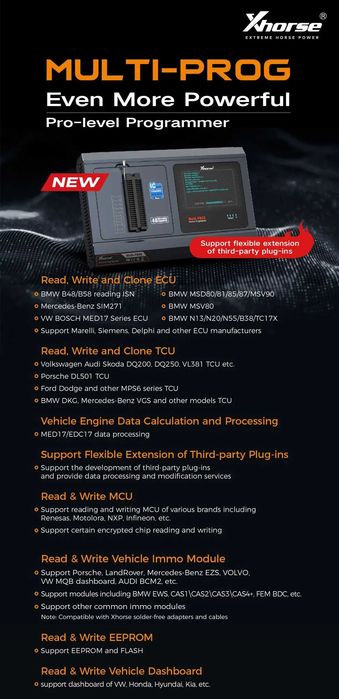Xhorse Multi Prog Full Adapter Kit