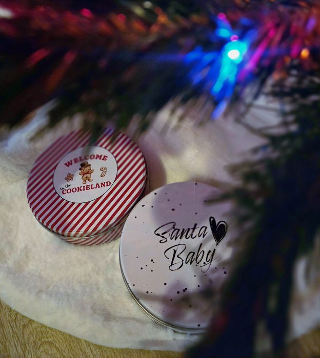 Коледна кутия със свещи