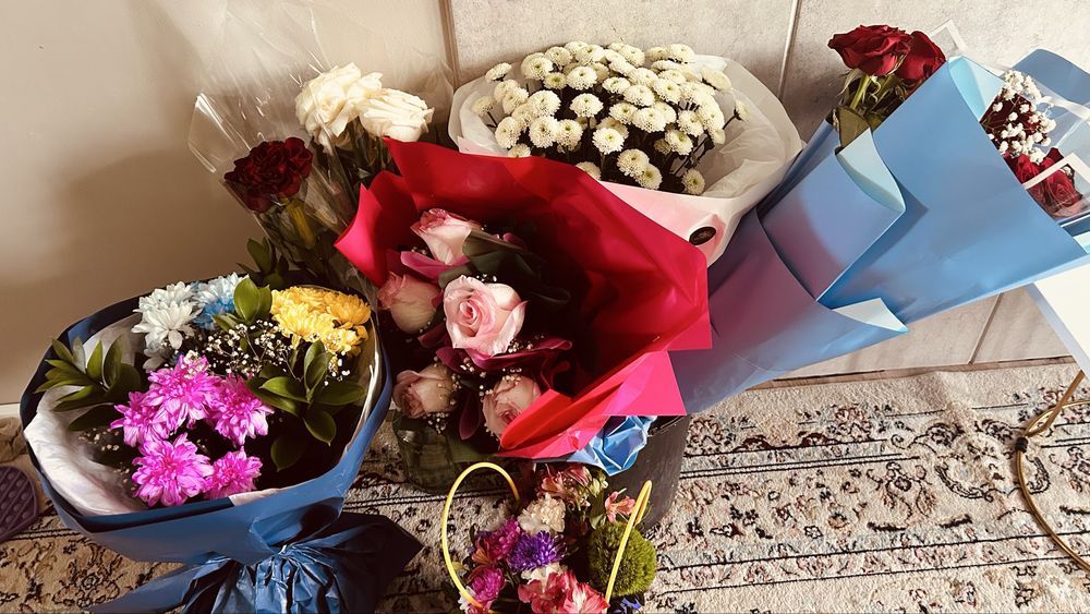 Цветы для поздравления