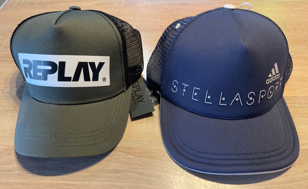 Шапки зимни оригинални Polo Ralph Lauren , Atletico Madrid. Replay