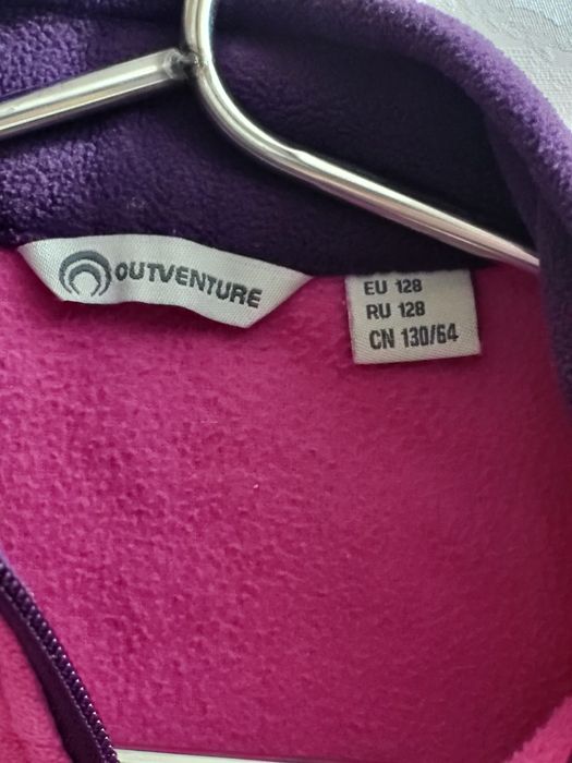 Кофта флисовая детская. Размер 128.