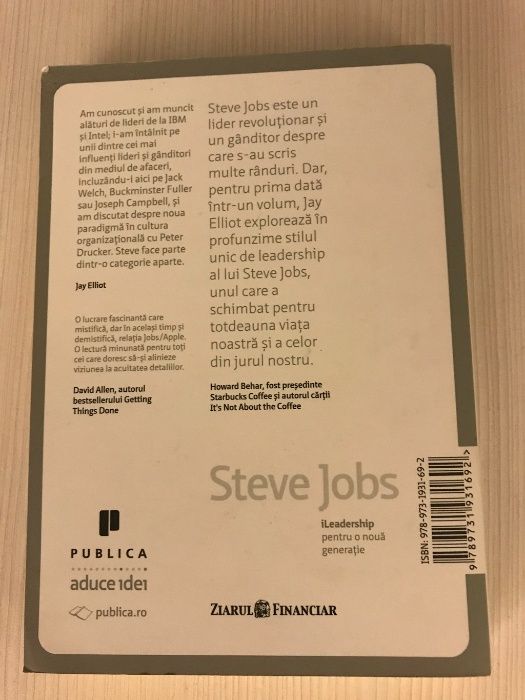 Steve Jobs - iLeadership pentru o noua generatie