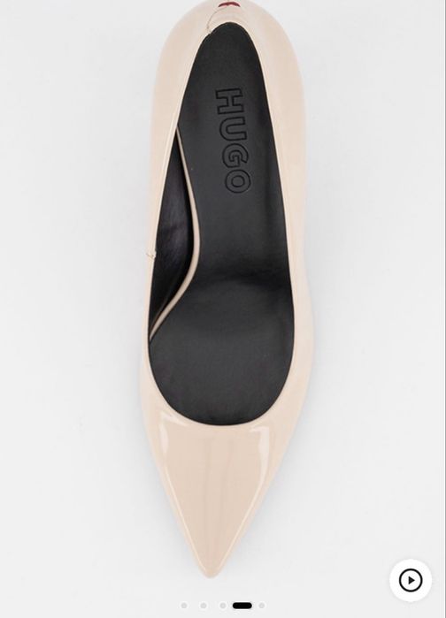Pantofi dama Hugo Boss alb fildes