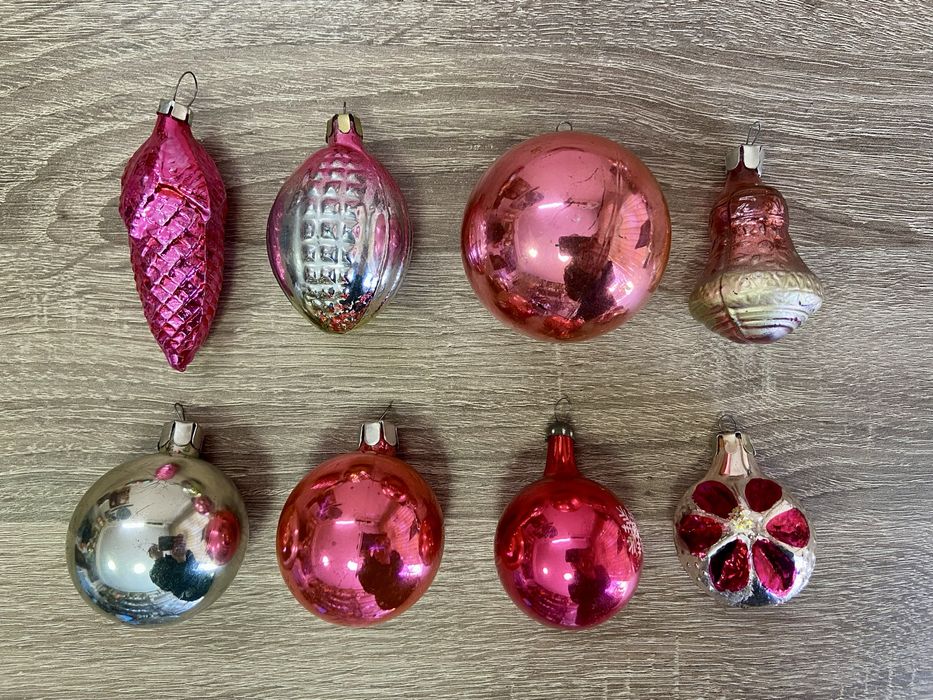 Винтидж съветски коледни играчки за елха