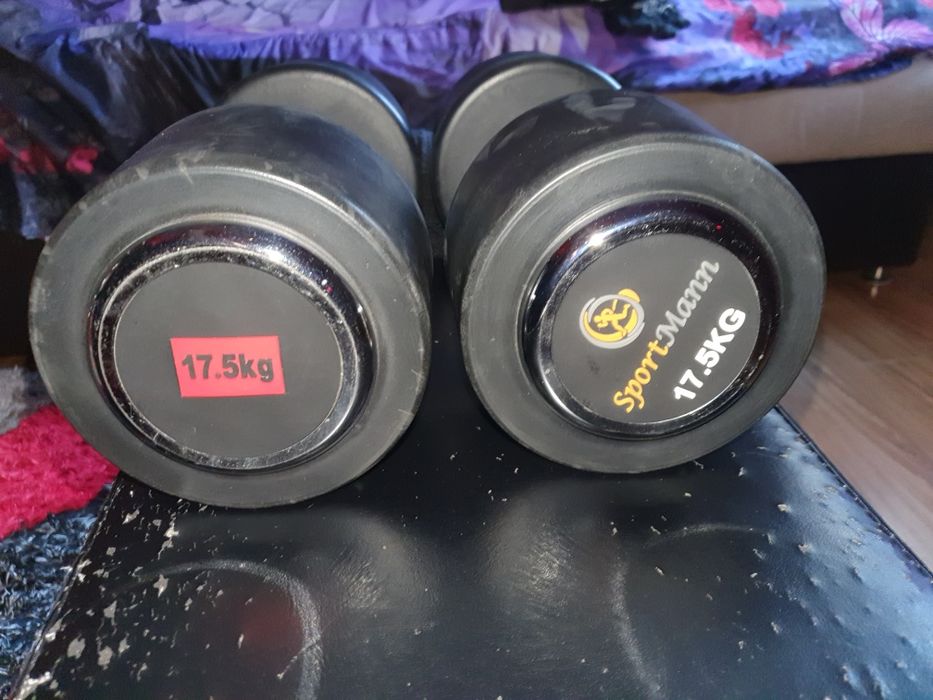 Gantere 17.5 kg fitness