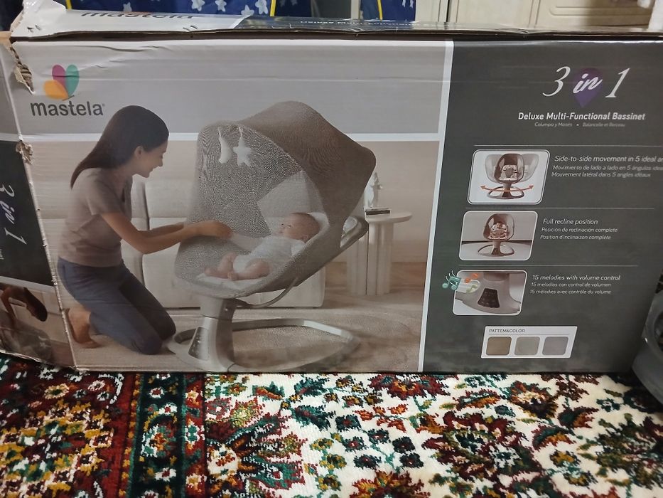 продаётся детская люлька 5 функциональная новый в идеалном состяании