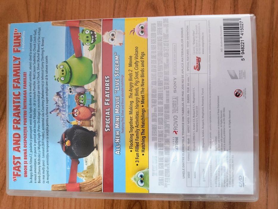 Film Angry Birds 2 dublat in limba română