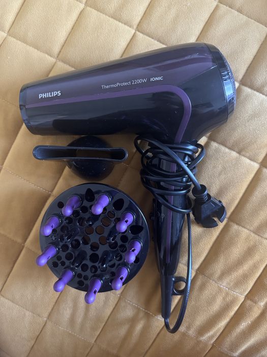 Uscator de par Philips BHD274/00, 2200W ionic