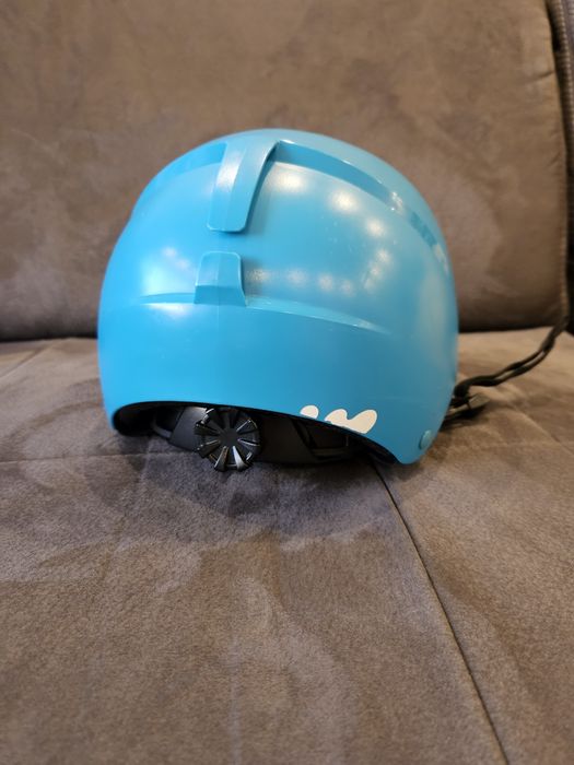 Детска каска за ски Weze, синя + подрък