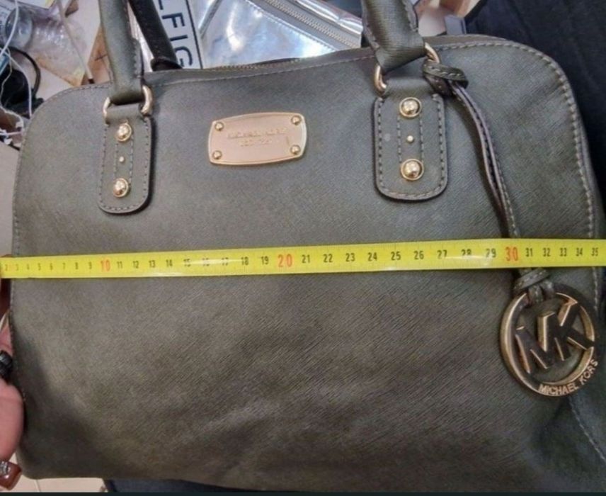 Michael Kors Cindy дамска зелена чанта MK
