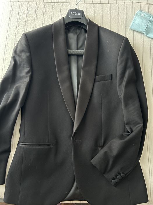 Sacou negru barbatesc elegant