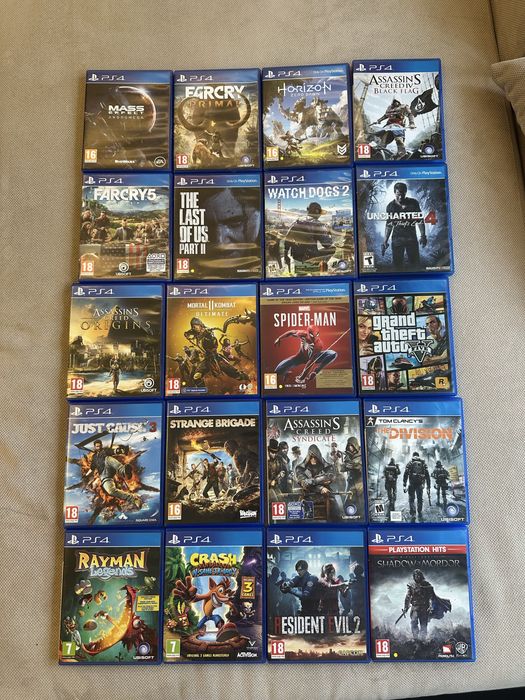 PlayStation 4 Limited Edition Uncharted + 20 Jocuri + Cutie Originală | Pachet Complet