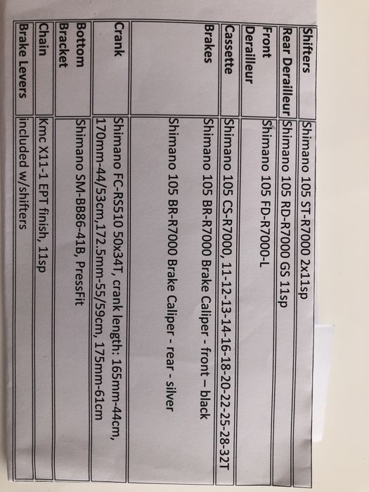 ЧИСТО НОВ монтаж/ групсет Shmano 105 неупотребяван
