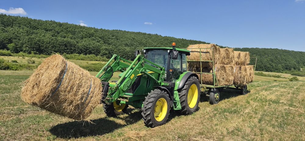 John deere 6100 MC cu incarcator frontal profesional!