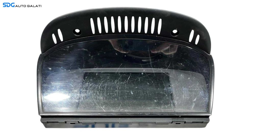 Display Ecran Afisaj pentru Navigatie Mica BMW Seria 5 E60 E61 2003 - 2010 Cod 65826985867 65826986287 [L5769]