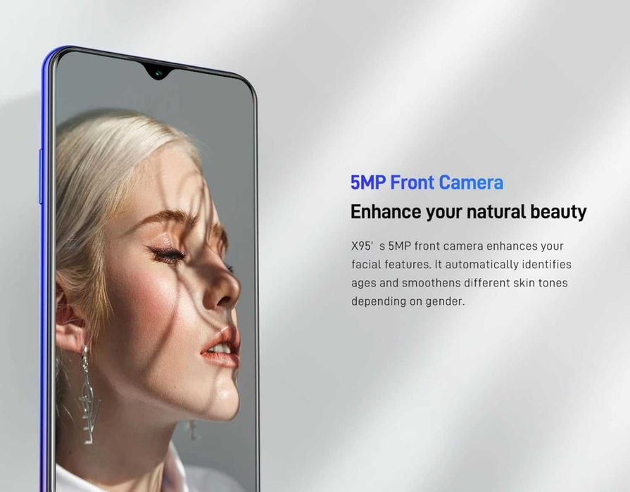 Смартфон DOOGEE X95 - Голям екран и батерия (Чисто нов)