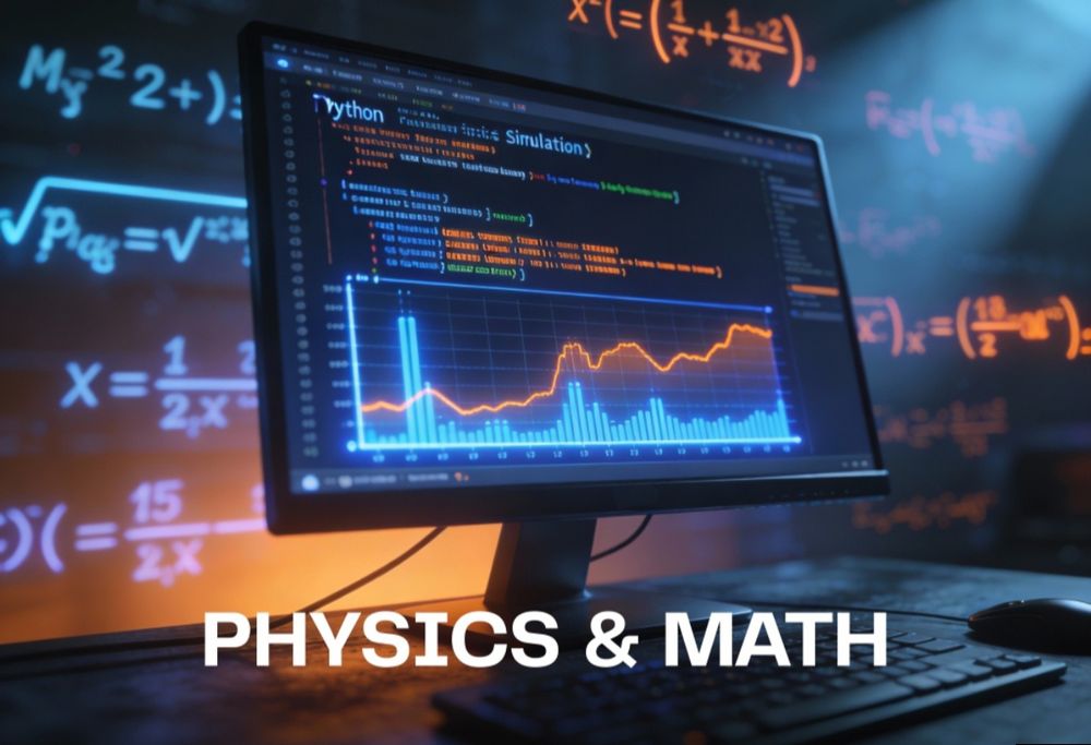 Решаю задачи по Физике и Математике. Python