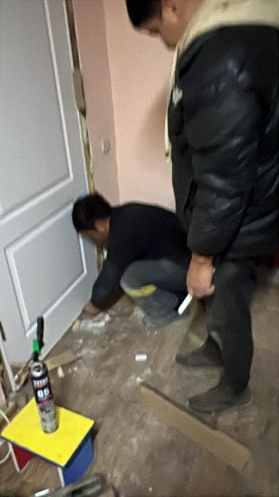 Установка двери дд