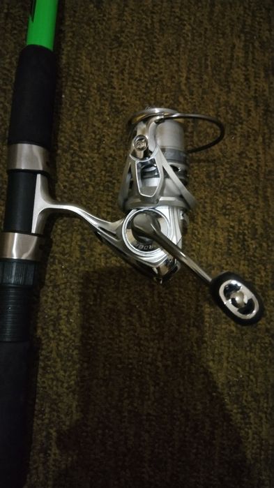 Удочка с катушкой.