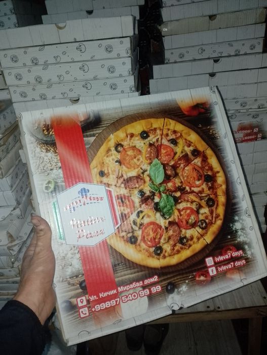 Пицца каробка питса