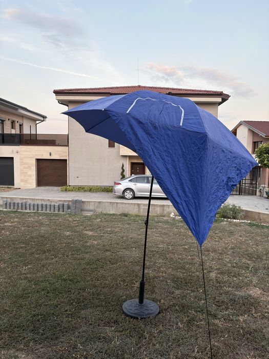 Плажен чадър с UV защита