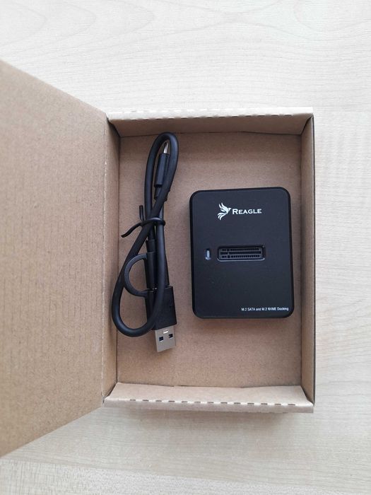 Adaptor Citire/Scriere 2-in-1 M.2 NVMe + SATA NGFF SSD cu M si B+M Key, SuperSpeed USB-C 3.2 Gen 2 10Gbps – 140 Lei