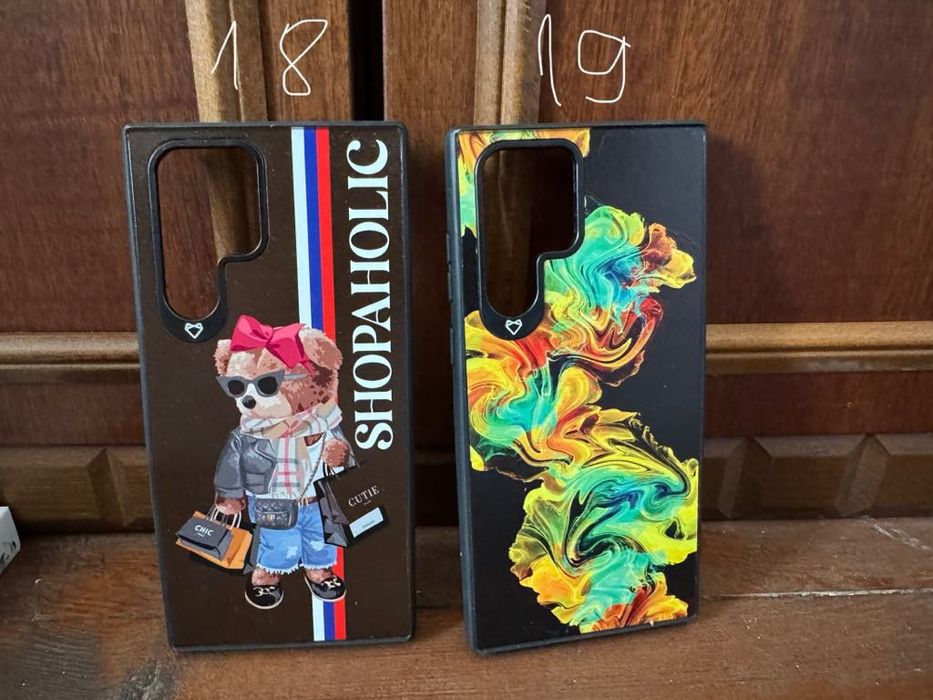 Продавам дизайнерски калъфи за Samsung S22 Ultra