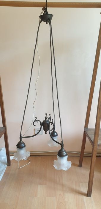 Accesoriu decorațiune lumina vintage colectie alama Franța 1950