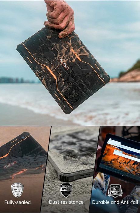 Oukitel RT5 14GB RAM 256GB ROM 10.1" Таблет с IP68 защита и 10000 mAh