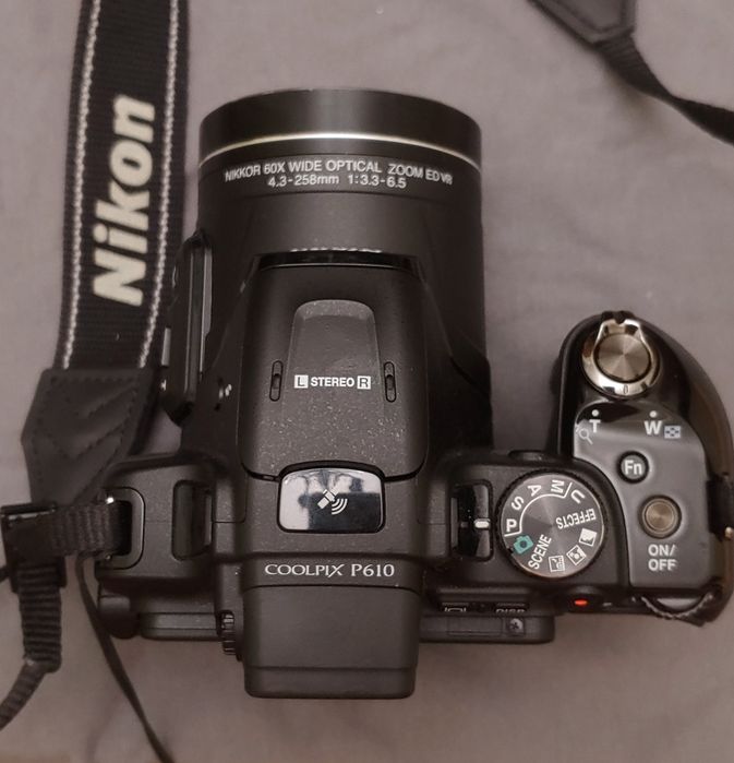 фотоаппарат Nikon Coolpix P610 60x 16mp FHD 120f fps компакт суперзум
