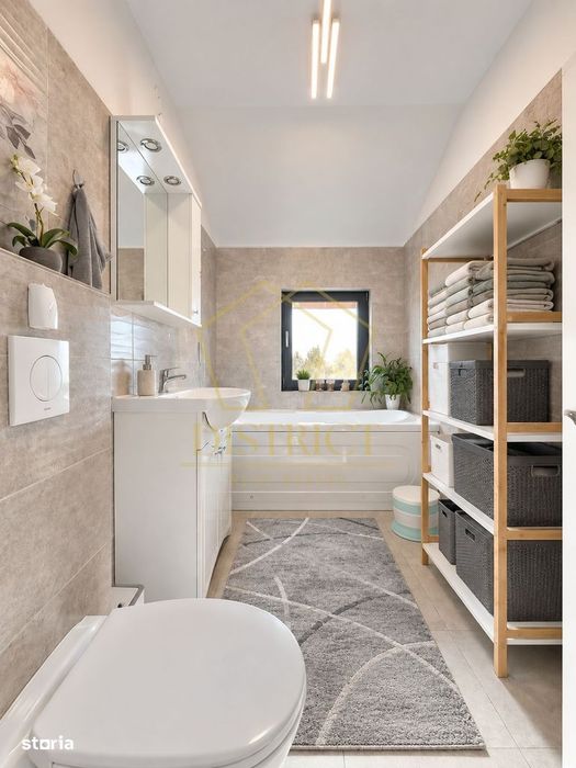 Apartament cu 2 camere mobilat | Etajul 1 | 57 mp utili | in Giroc la