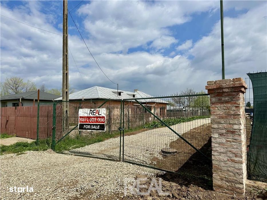 Teren de vanzare Ghermanesti - 869 mp, utilitati, deschidere 30m