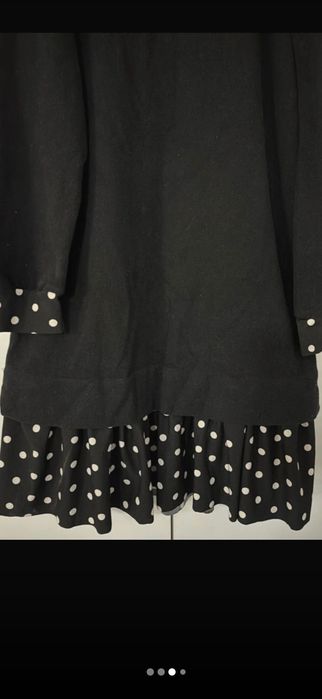Rochie de toamnă cu buline