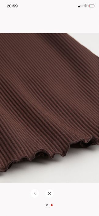 Pantaloni tip jazz maro hm