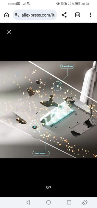 Mop electric smart fara fir cu aspirare