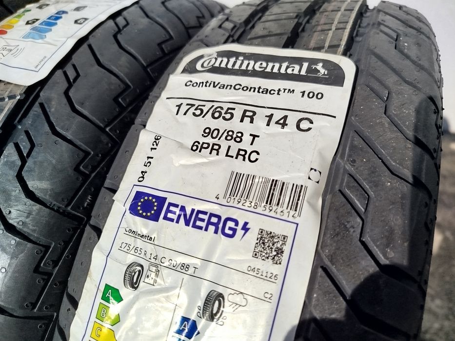 175/65/14 С Континентал ДОТ 2021 г - Чисто Нови - БАНИЧАРКИ