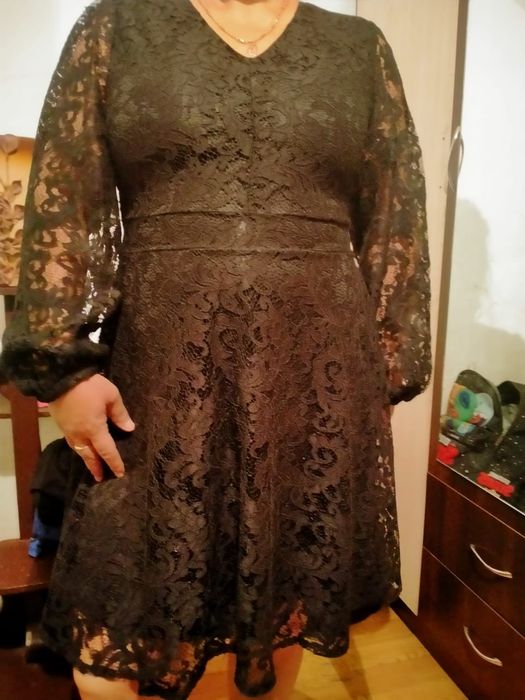 Платье гипюровое размер   XL