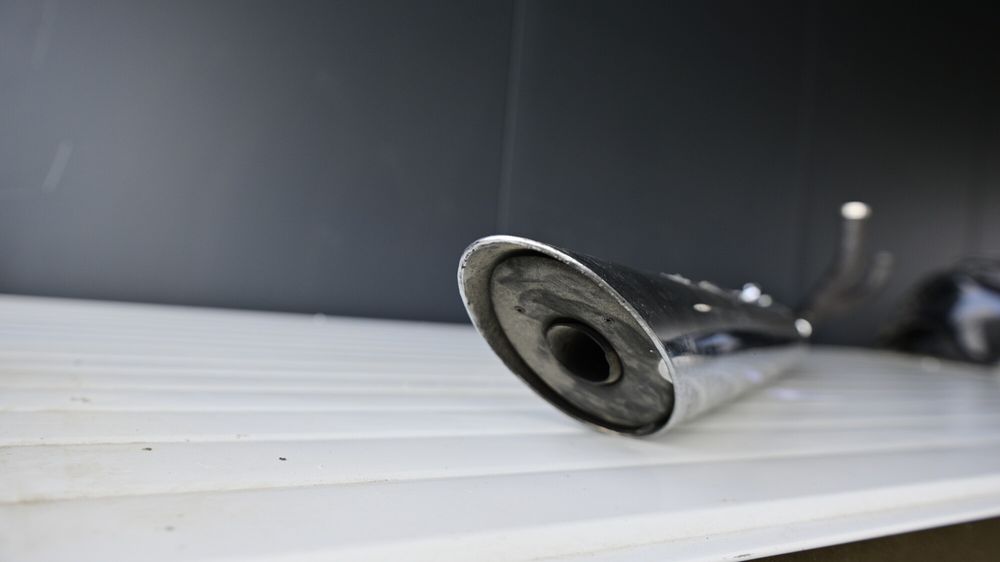 Kawasaki Vulcan 900 06 - 11 Toba de evacuare originala silver