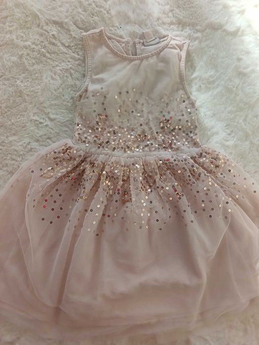 Детска рокличка 116 р с пайети+ Мики маус