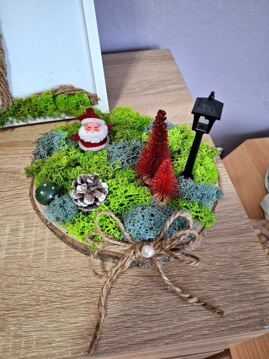 Коледна декорация от Скандинавски мъх