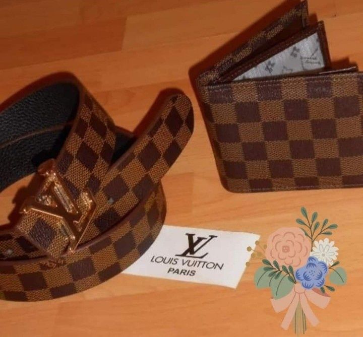 Set Louis Vuitton, barbati, saculet, etichetă incluse