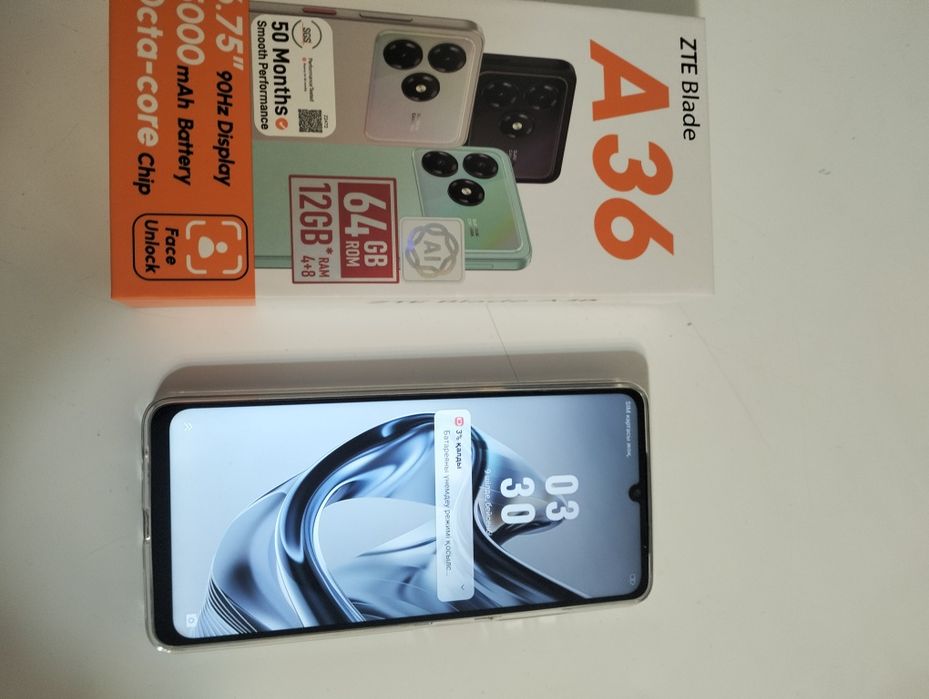 ZTE BLADE A36 4гб/64гб Чёрный