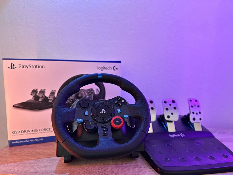 Logitech G29 + педали с гаранция от Зора