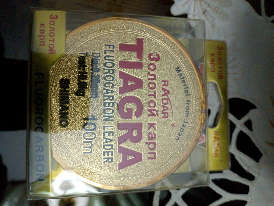 Леска рыболовная Tiagra, японская на Карпа.