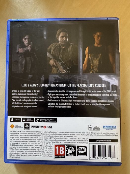 The Last of us Part 2 Ps5